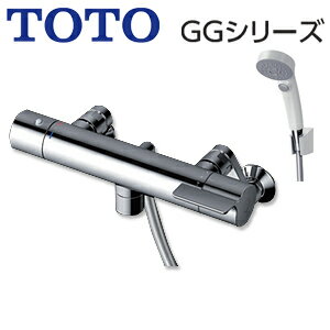 【規格・特徴】 ・壁付サーモスタット混合水栓 ・メタル(金属)ハンドル ・レバーハンドル ・洗い場専用 ・スパウト長さ:0mm ・逆流防止弁付き ・シャワー種類:コンフォートウエーブクリック樹脂 ・手元一時止水 ・樹脂ホース(シルバー) ・ホース長さ:1.6m ・シャワーハンガー　2個 ・一般地 ※給水圧が低い場合、吐水量が十分に得られないことがあります。0.07MPa以上の給水圧にて使用してください。 ※メーカー保証は2ヵ年になります。 【商品説明】 スパウト固定の洗い場専用の蛇口です。 またシャワーはコンフォートウエーブの樹脂仕様で手元にはシャワー一時開閉ボタン付タイプ。 ・コンフォートウエーブ 「節水」と「適度な刺激感」を両立。 TOTO独自のノズルで大粒の水玉をスイングしながら勢いよく吐水。 スプレーシャワーとミックスし、適度な刺激のある浴び心地で節水を実現します。 水栓 2022年12月 コンフォートウェーブ レバーハンドルTOTOTBV03410J1