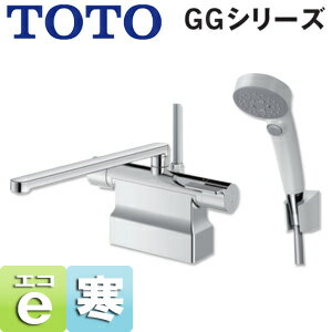 Rakuten - TOTO 浴室用蛇口 GGシリーズ 台 サーモスタット混合水栓 取り替え兼用 コンフォートウエーブクリックシャワー(樹脂) スパウト300mm 可変ピッチ式 寒冷地 TBV03424Z1