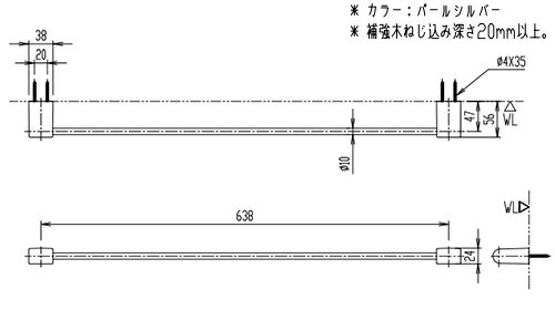 LIXIL ������� ���� 600mm ���� ���������꡼ KF-AA72P