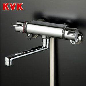 KVK 【SALE】浴室用蛇口 壁 浴槽・洗い場兼用 KF800Tシリーズ サーモスタット付シャワーバス混合水栓 ..