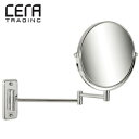 CERA 拡大鏡 ゲイサ コスメティックミラー ダブルアーム クロム アクセサリー GE1086(3)
