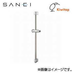 三栄水栓製作所 スライドバー Kiwitapシリーズ ベロアメッキ バスルーム用 W5851S-MC-780