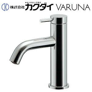 カクダイ 洗面用蛇口 VARUNA 台 単水栓 立水栓 スパウト108mm 吐水口高さ63mm 一般地 716-253