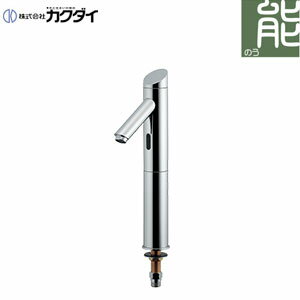Rakuten - カクダイ 洗面用蛇口 台 自動水栓 単水栓 センサー水栓 乾電池 スパウト112mm 吐水口高さ224mm トール 一般地 713-372