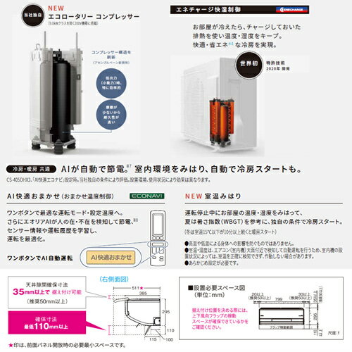 RPI-GP56RGHC8 (2.3馬力 三相200V ワイヤード)日立 業務用エアコン 省エネの達人プレミアム(R32) てんうめ中静圧タイプ シングル56形