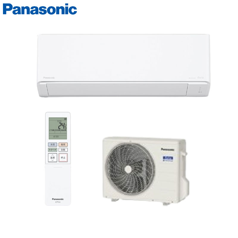【送料無料】パナソニック ルームエアコン Jシリーズ 100V 6畳 2.2kW エオリア クリスタルホワイト 2026年モデル CS-226DJ-W+CU-226DJ