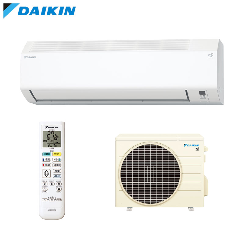 【送料無料】ダイキン ルームエアコン Eシリーズ 100V 6畳 2.2kW 2026年モデル ホワイト F226ATES-W+R226AES