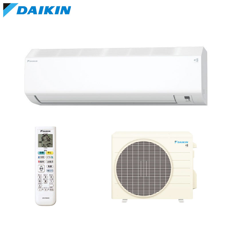 【送料無料】ダイキン ルームエアコン CXシリーズ 100V 6畳 2.2kW 2026年モデル ホワイト S226ATCS-W