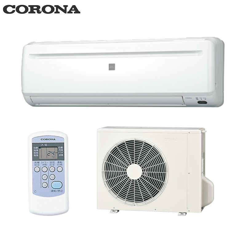 CORONA ルームエアコン 冷房専用シリーズ 100V 6畳 2.2kW 2026年モデル RC-2226R(W)+RO-2226R