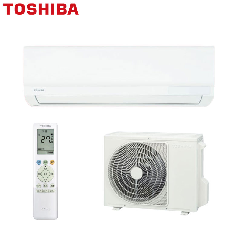 【送料無料】TOSHIBA ルームエアコン 6TLシリーズ 100V 8畳 2.5kW ホワイト 2026年モデル RAS-2516TL(W)+RAS-2516ATL