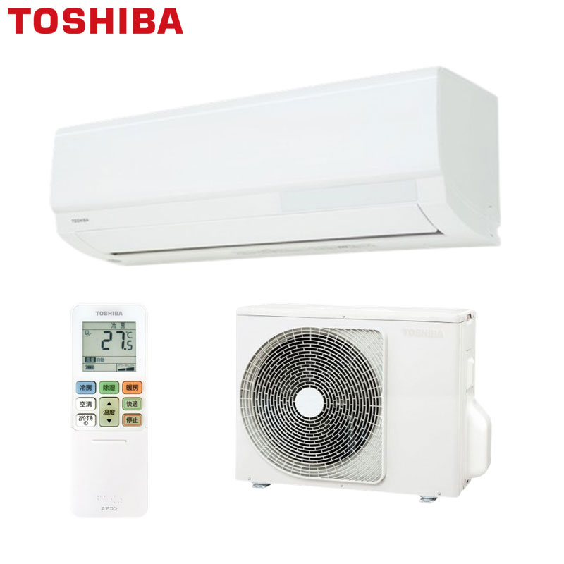 供20個塌塌米用 - 【送料無料】TOSHIBA ルームエアコン V-Xシリーズ 100V 6畳 2.2kW ホワイト 2026年モデル RAS-V221X(W)+RAS-V221AX