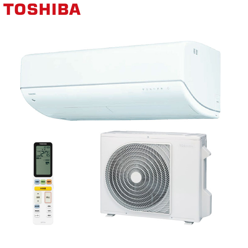 【送料無料】TOSHIBA ルームエアコン V-DRシリーズ 200V 18畳 4.0kW ホワイト 2026年モデル RAS-V562DR(W)+RAS-V562ADR