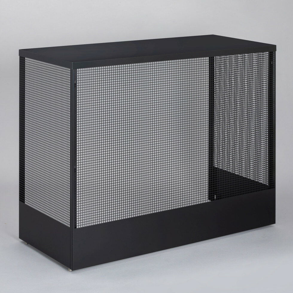 アルメタックス[XZI004AI]ALHIDE エアコン室外機カバー　M　ブラック