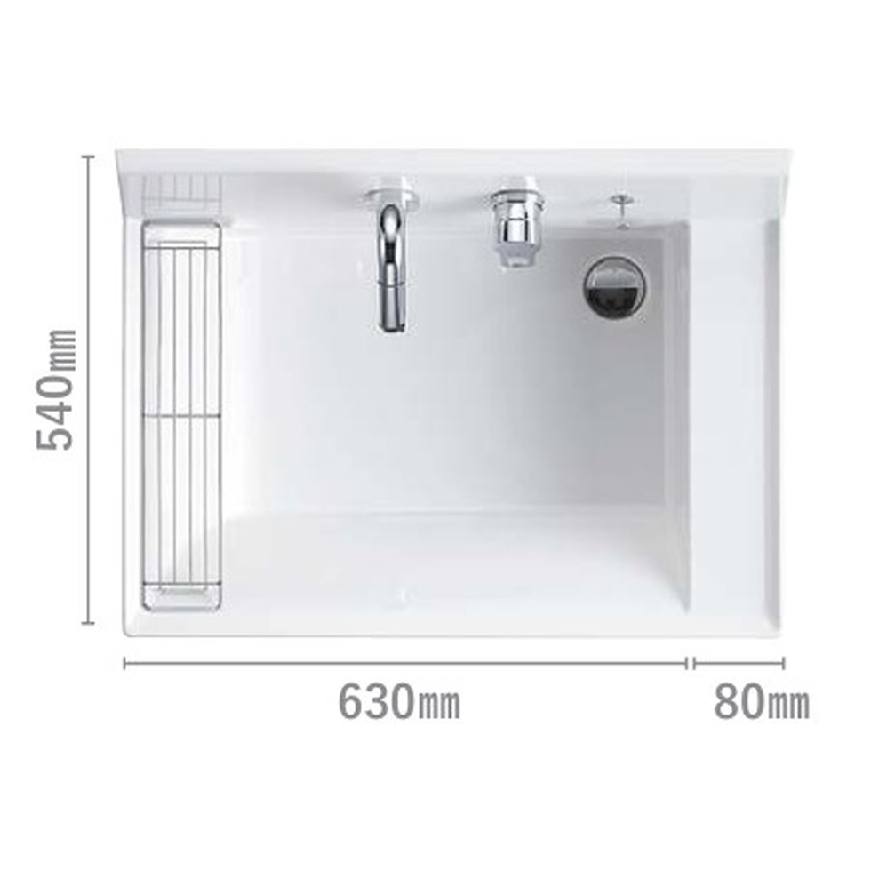 LIXIL[LF-AR75-WX397SYN(PS)/PH-01]ピアラ洗面器セット