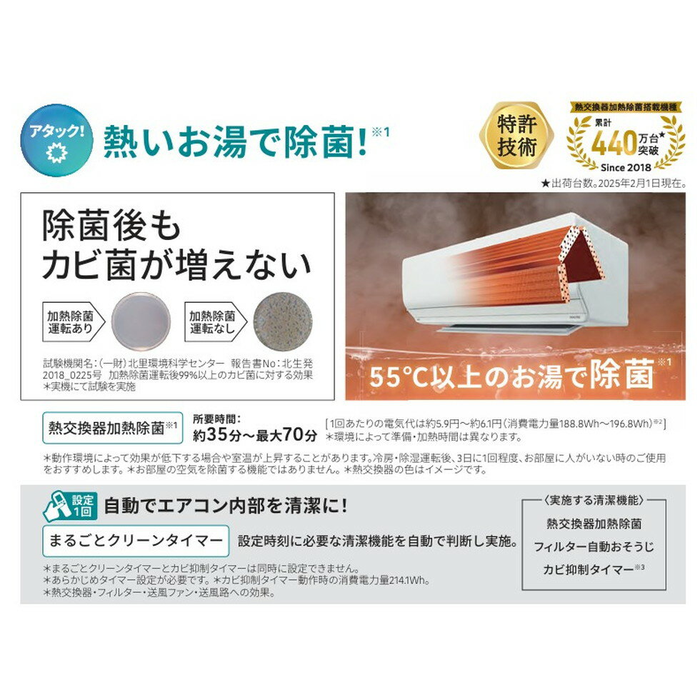 富士通ゼネラルルームエアコン[AS-Z225S-W]nocriaノクリア　室内機・室外機・リモコンセット　Zシリーズ　6畳用