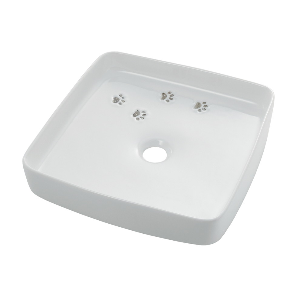 カクダイ[493-230-W]角型手洗器