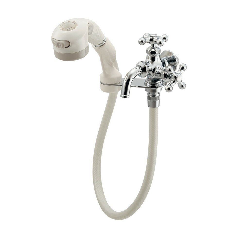 カクダイ[704-153-13]ペット用双口水栓