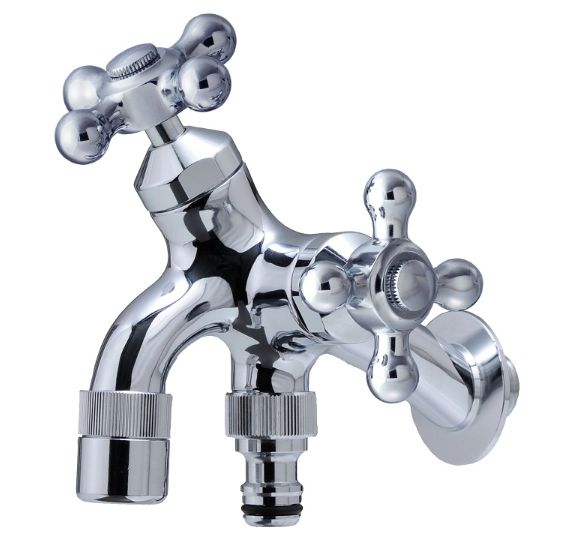 オンリーワン[HV3-T16F-M]T14型　二口横水栓