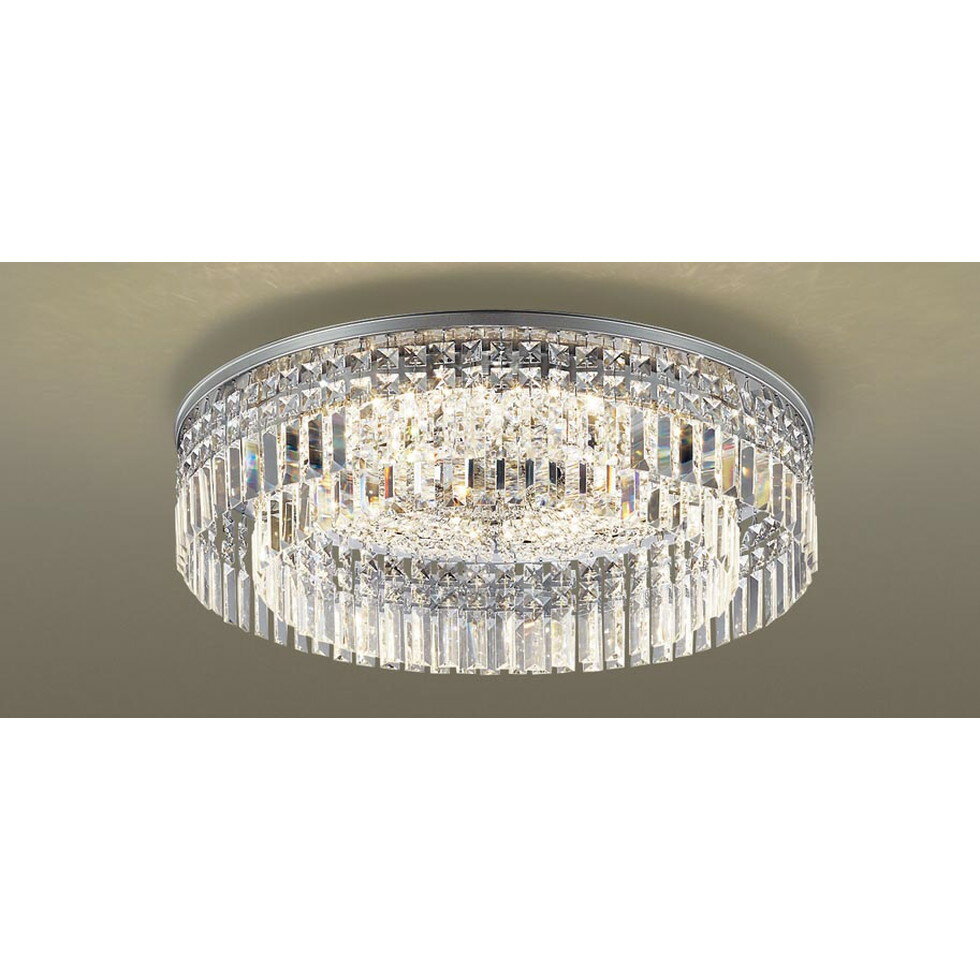 パナソニック[LGC50119]天井直付型　LED（昼光色〜電球色）　シーリングライト　リモコン調光・リモコン調色・Uライト方式　シャンデリング　〜12畳