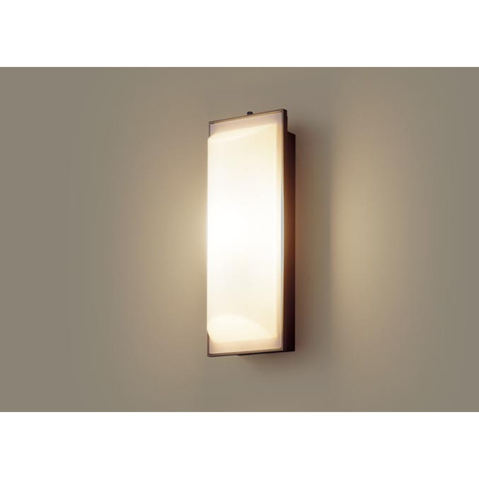 パナソニック[LGW80203LE1]エクステリア　壁直付型　LED（電球色）　ポーチライト　拡散タイプ・密閉型　防雨型　白熱電球40形1灯器具相当　エクステリア