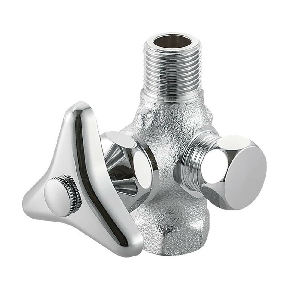 SANEI[B4121-R-13]三栄水栓　ストレート分岐バルブ