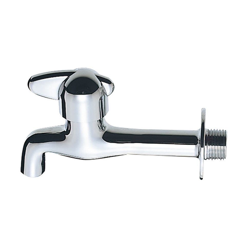 SANEI[JY205-13]三栄水栓　ミニセラ胴長横水栓