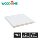 ウッドワン e・ra・bo 棚板(可動棚) 奥行300mm用 対応間口619mm 2枚入 OWD2322-7 WOODONE