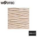 朝日ウッドテック the wall クールジャパン Qタイプ ソフト・ウェーブ 杉 ホワイト 2Pタイプ IFKW2P9136 WOODTEC