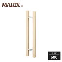MARUKI HARDWARE ドアハンドル 30角 長さ600mm クリアーMDW-170