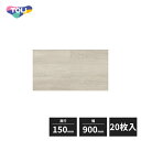 東リ ロイヤルウッド 複層ビニル床タイル FT 150×900mm シャイニングオーク 20枚入 PWT3235