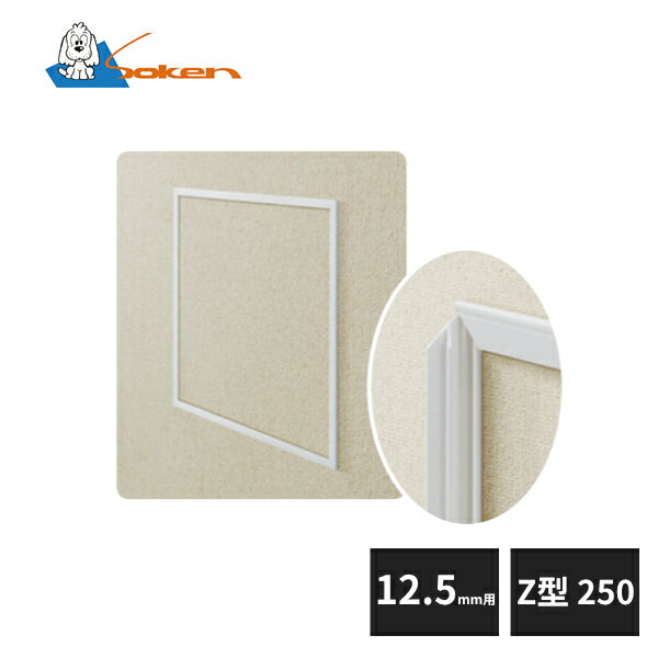 創建 ビニール 壁用点検口枠 12.5mm用 Z型250-12 ホワイト 61257