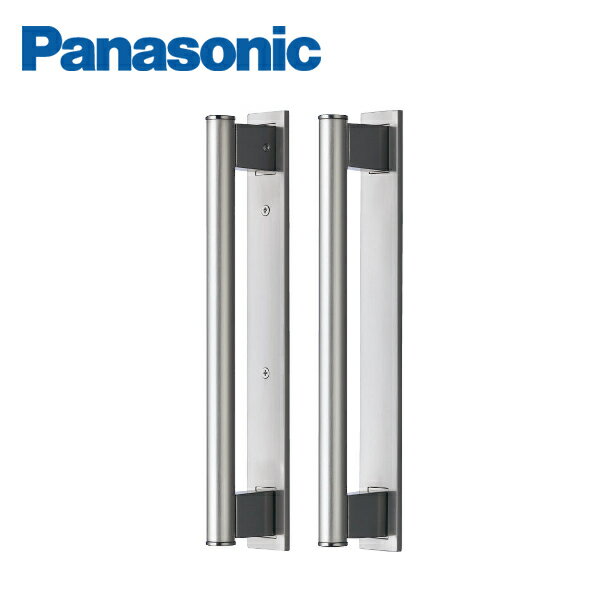パナソニック 内装ドア バー引手 金属バー 幅広吊り引戸用 空錠 両側がバー引手 サテンシルバー色(メッ..