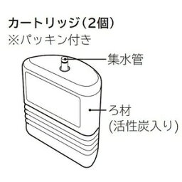 日立 浄水器用 交換カートリッジ E-25X (2個入り・1台分) 【対応機種:PE-25W PE-25V PE-25S PE-25NS】 【asano】 ≪日立 E-25X≫