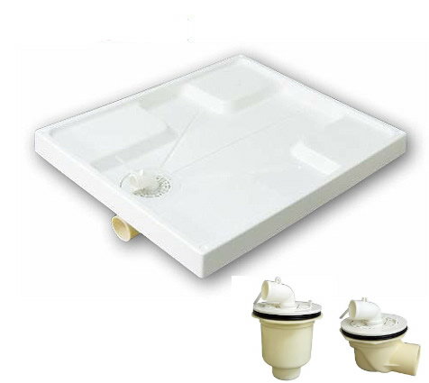 【メーカー直送】ミヤコ MB7464 洗濯機パンとトラップ M44PEXもしくはM44PTXのセット!【トラップ以外同梱不可】【配送時間指定不可】