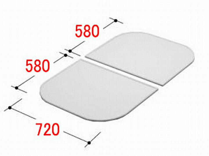 フタ寸法：A:720MM,B:580MM 2枚組み YFK-1275B(2)-Kの代替品 適合商品品番：BL認定品,アソーティアビエント,バスルームタイプ,リノビオ品番間違いにご注意ください