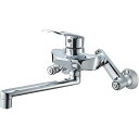 ◇【平日12時まで当日出荷】三栄水栓 SANEI K1712-13 キッチン用壁付シングルレバー混合栓 スパウト190mm ≪SANEI K1712-13≫