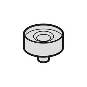 シャープ 掃除機用 筒型フィルター（下）＜本体：レッド系＞（217 407 0032）