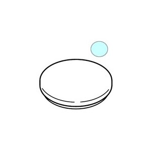 シャープ 加湿セラミックファンヒーター用 タンクカバーフタ＜ブルー系＞（252 117 0203）