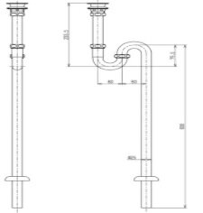 Rakuten - ◇【平日12時まで当日出荷】≪TOTO T22BS≫ 排水金具（25mm・Sトラップ）