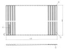 ≪TOTO EKK728W3≫風呂ふた シヤツタ-シキフロブタ 1014ヨ-(シヤツター式風呂蓋 1014用) サイズ W600×L1016