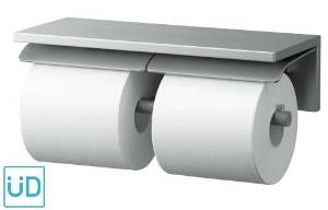 ≪TOTO YH700AD≫ 棚付二連紙巻器 300×120×88 アルミ製 ※ ペーパー取り付けのため、商品の左右に130mm以上の空間が必要です ペーパーホルダー おしゃれ