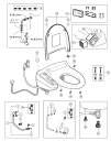 【メール便対応可】 LIXIL(INAX)シャワートイレ補修部品 1000-144 着脱レバー