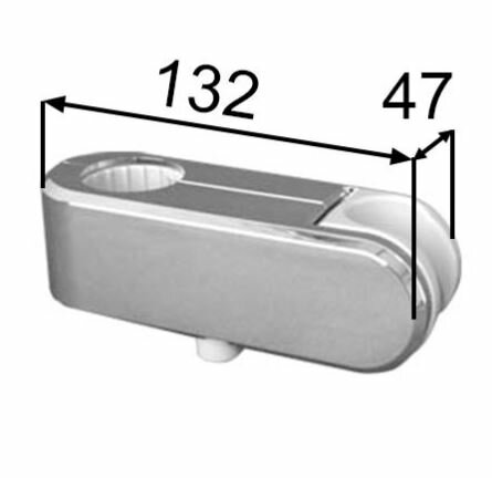 ◇【メール便発送】 LIXIL(INAX) 補修部品 CKNB(5)-SF/CH スライドバー用シャワーフック バー直径30ミリ..