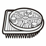 シャープ 掃除機用 高性能プリーツフィルター（217 337 0535）