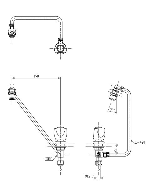 y14܂œoׁzTOTO TL590AR p(Anh) TL590Ǎpi TOTO TL590AR