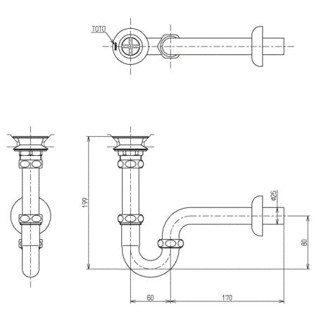 TOTO TL60NP1 Pgbv pr(25mmjTOTO TL60NP1 