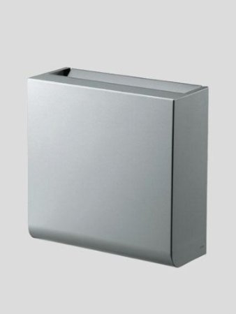 TOTO YKB104 チャームボックス（汚物入れ）300×120×310 容量：6L 亜鉛めっき鋼板［アルミ調塗装仕上げ］壁固定式 ■