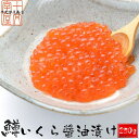 いくら 醤油漬け 250g ちょっぴり小粒でも味は抜群! イ...