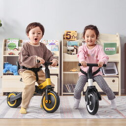 【期間限定で使える15%offクーポンです！】子供用三輪車 5in1 三輪車のりもの 押し棒付き 自転車 おもちゃ 乗用玩具