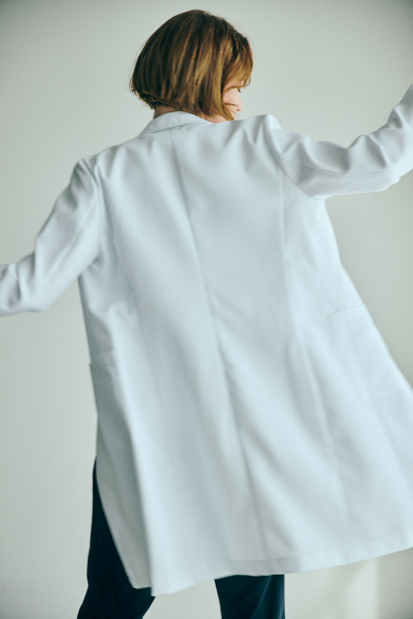 【公式】JILLSTUART MEDICAL ジルスチュアート ドクターコート ダイアゴナル 66-296101(JS2205)